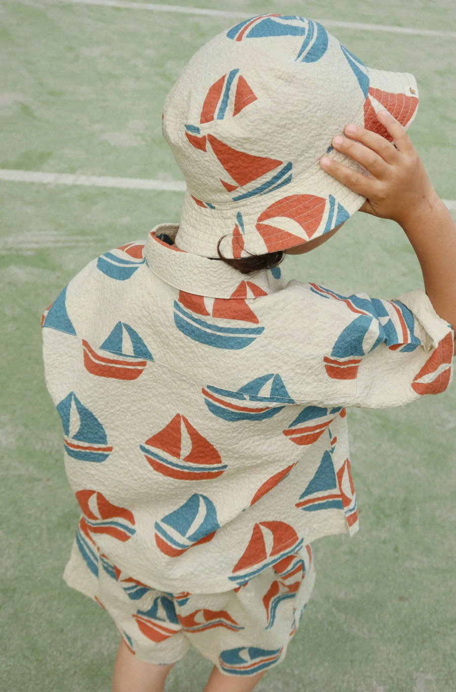 Konges Slojd ELLIOT SHORT SLEEVE SHIRT Ahoy