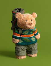 Jellycat Bartholomew Bear Hiking Outfit