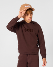 Boss Hoodie with Gradient Boss Flocked Logo