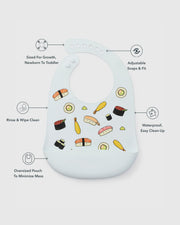 Loulou Lollipop Silicone Bib Sushi