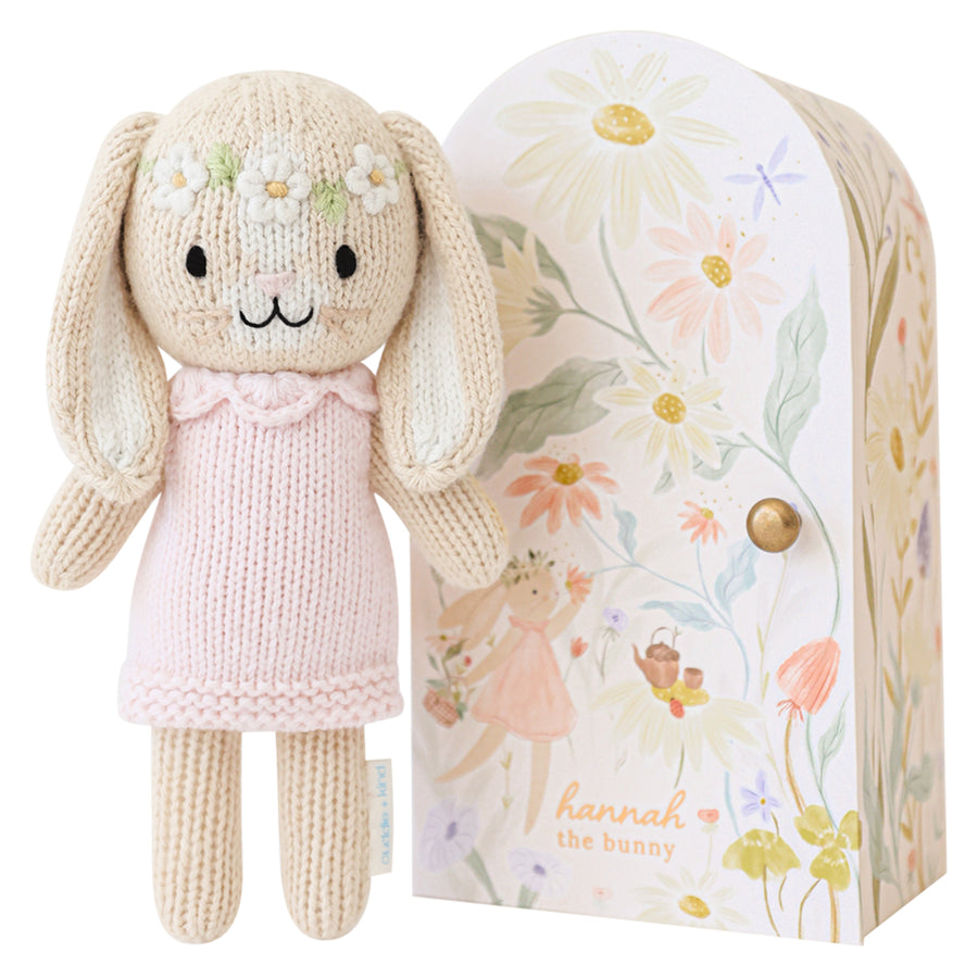 Cuddle + Kind Tiny Hannah the bunny (blush)