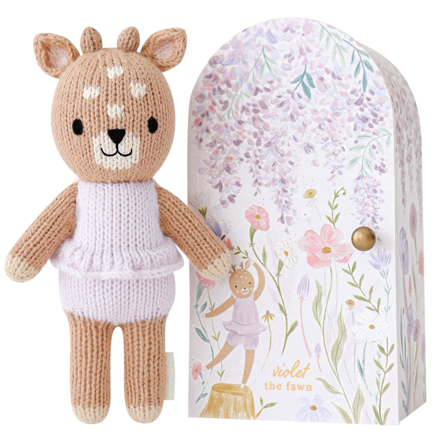 Cuddle + Kind Tiny Violet the fawn