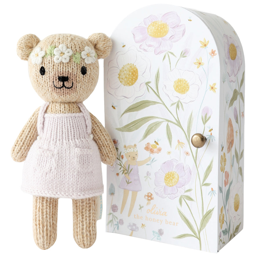 Cuddle + Kind Tiny Olivia the honey bear