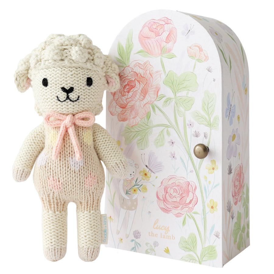 Cuddle + Kind Tiny Lucy the lamb (pastel)