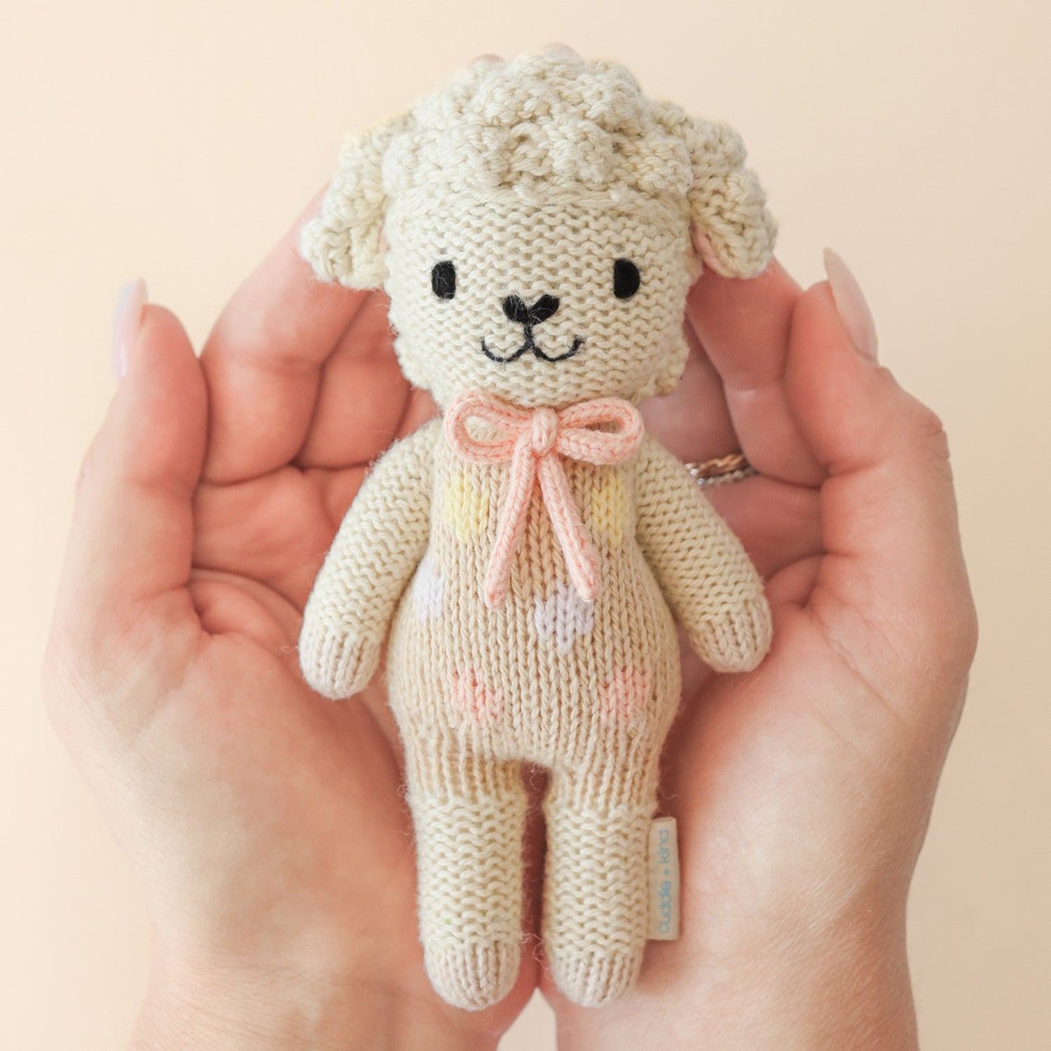 Cuddle + Kind Tiny Lucy the lamb (pastel)