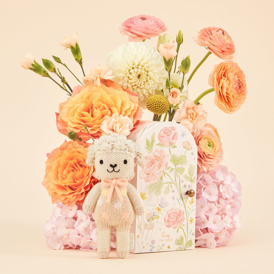 Cuddle + Kind Tiny Lucy the lamb (pastel)