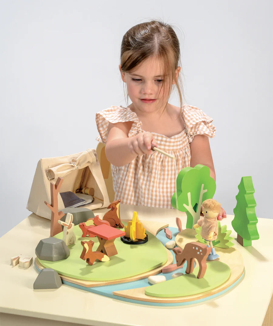 Tender Leaf Baby Wildlife Camping Playset