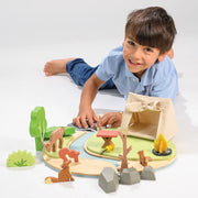 Tender Leaf Baby Wildlife Camping Playset