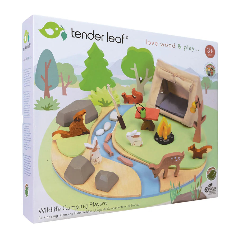 Tender Leaf Baby Wildlife Camping Playset