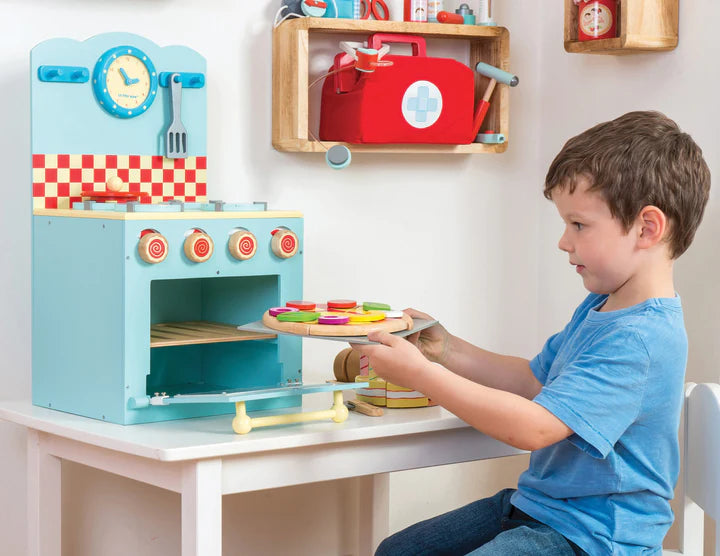 Le Toy Van Blue Oven and Hob Enfance Baby Kids