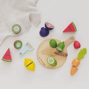Le Toy Van Wooden Chopping Board & Sliceable Food