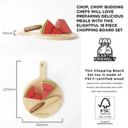 Le Toy Van Wooden Chopping Board & Sliceable Food