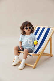 Norsu Organic Toddler Organic Graphic T-shirt-Light blue