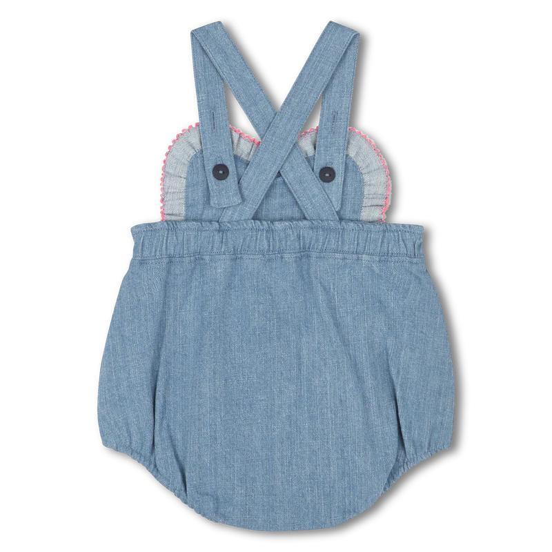 Billieblush Newborn Denim Overalls