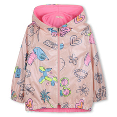 Billieblush All Over Print Pink Rain Coat