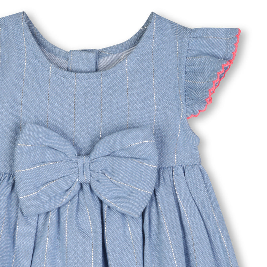Billieblush Baby Denim Bow Dress