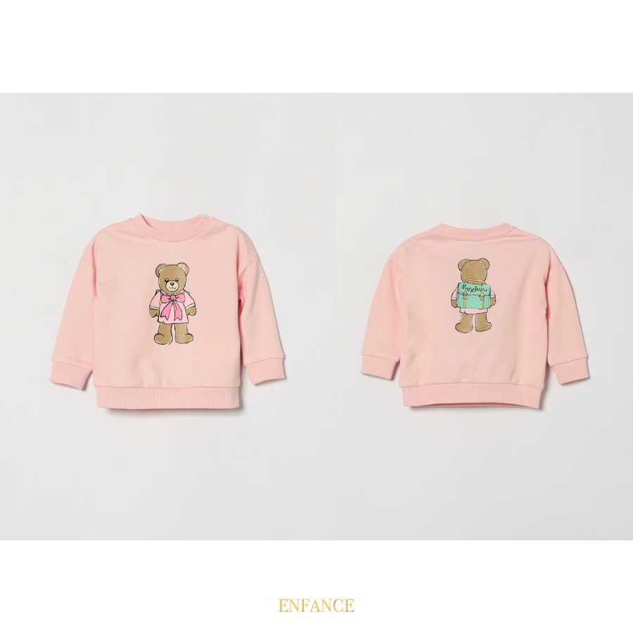 Moschino Baby Sweatshirt Front and Back Print