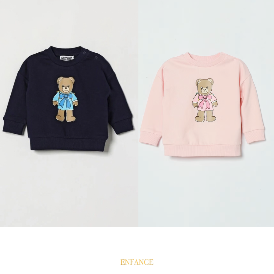 Moschino Baby Sweatshirt Front and Back Print