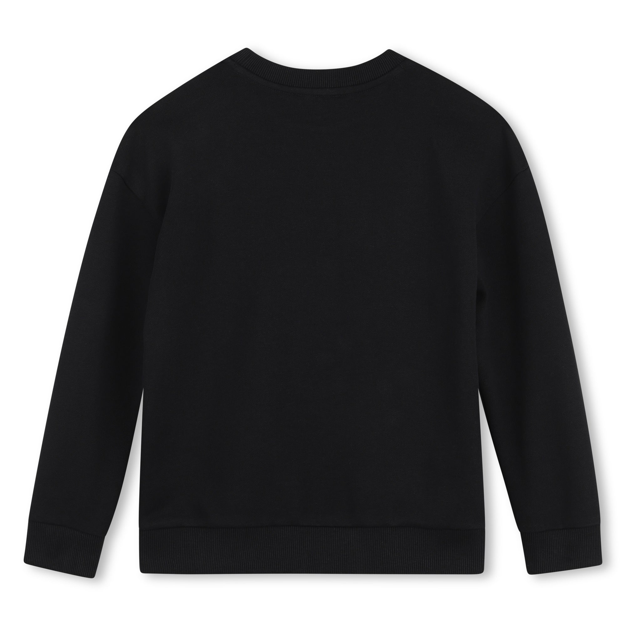 The Marc Jacobs Girls Black Sweatshirt with Crossbody Bag print