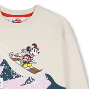 The Marc Jacobs Kids Ivory Disney Mickey Mouse graphic-print sweater