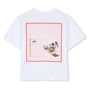 The Marc Jacobs White graphic-print patch-detail T-shirt