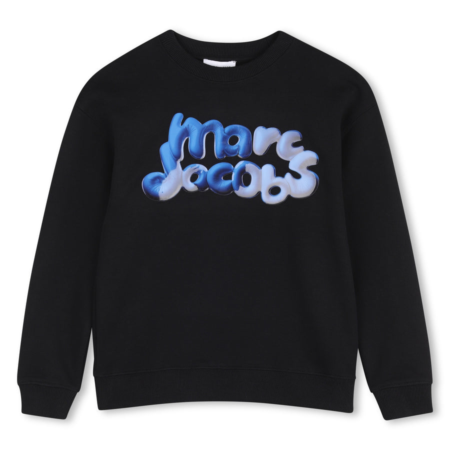 The Marc Jacobs Black  Boys logo-print sweater