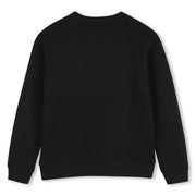 The Marc Jacobs Black  Boys logo-print sweater