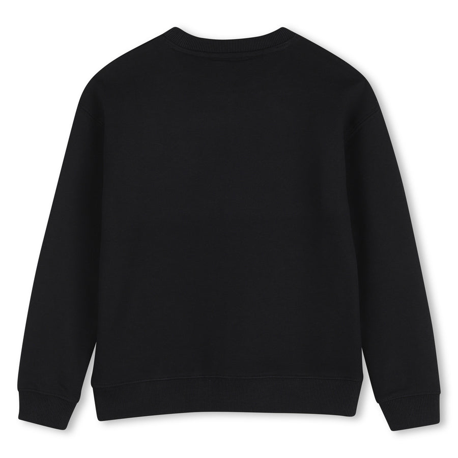 The Marc Jacobs Black  Boys logo-print sweater