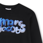 The Marc Jacobs Black  Boys logo-print sweater