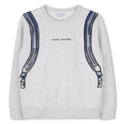 The Marc Jacobs Boys Sweatshirt with Backpack Print