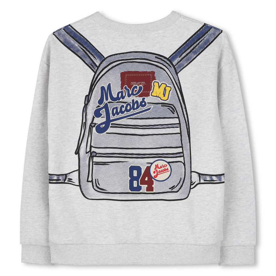 The Marc Jacobs Boys Sweatshirt with Backpack Print