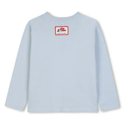 The Marc Jacobs Kids Pale Blue Disney graphic-print long-sleeve T-shirt