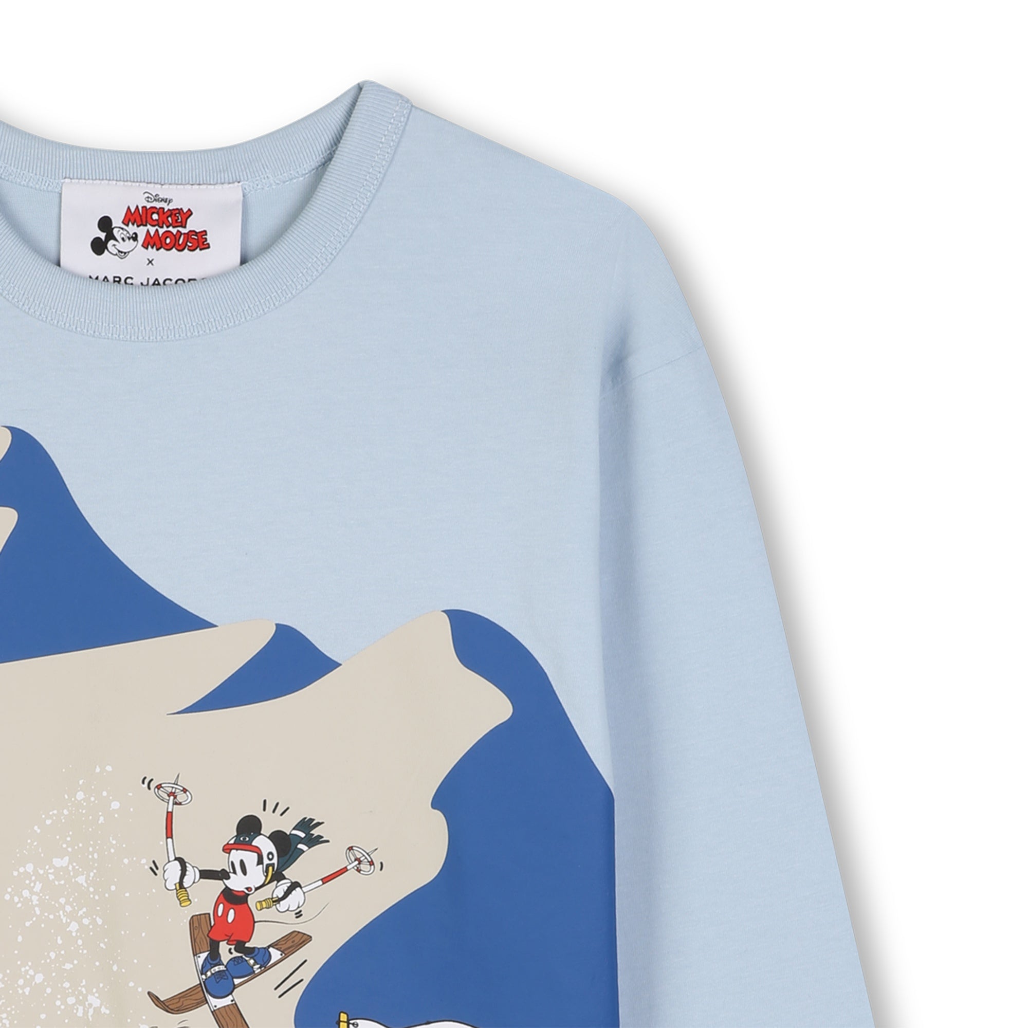 The Marc Jacobs Kids Pale Blue Disney graphic-print long-sleeve T-shirt