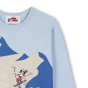 The Marc Jacobs Kids Pale Blue Disney graphic-print long-sleeve T-shirt