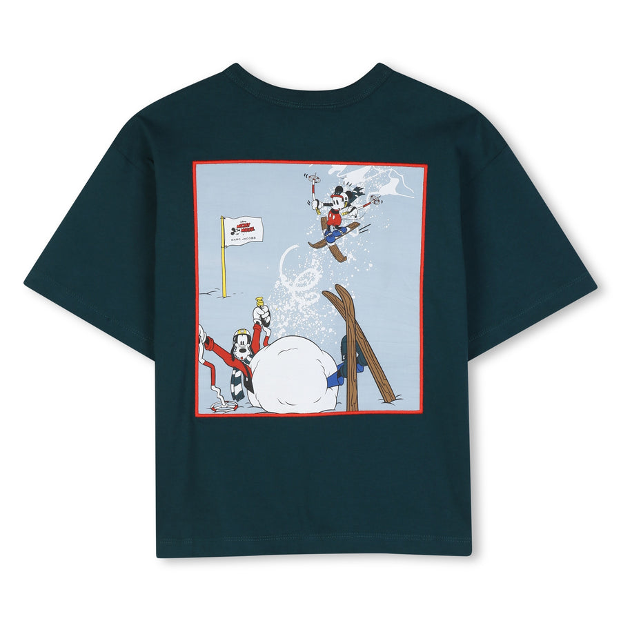 The marc Jacob Boys Forest Green Short Sleeves T-shirt