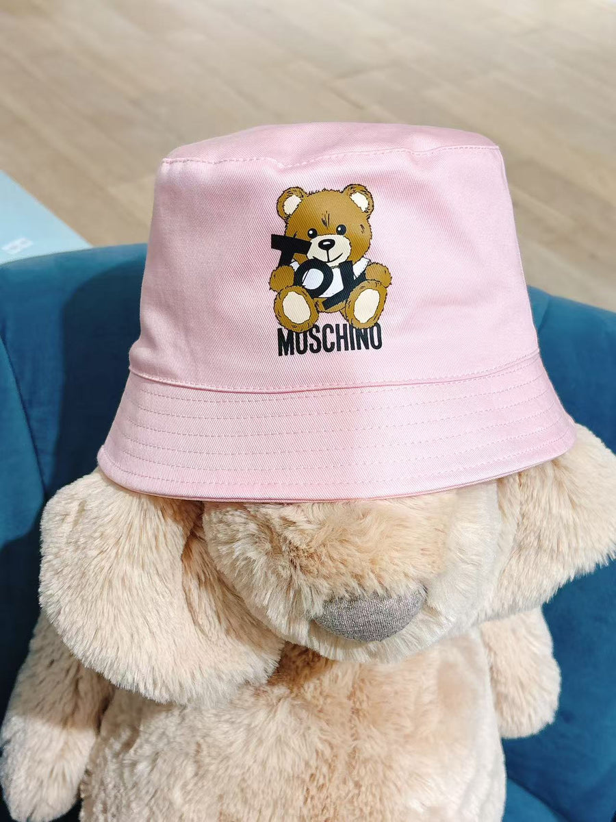 Moschino Baby Toy Teddy Bear Bucket Hat Gift Box Set