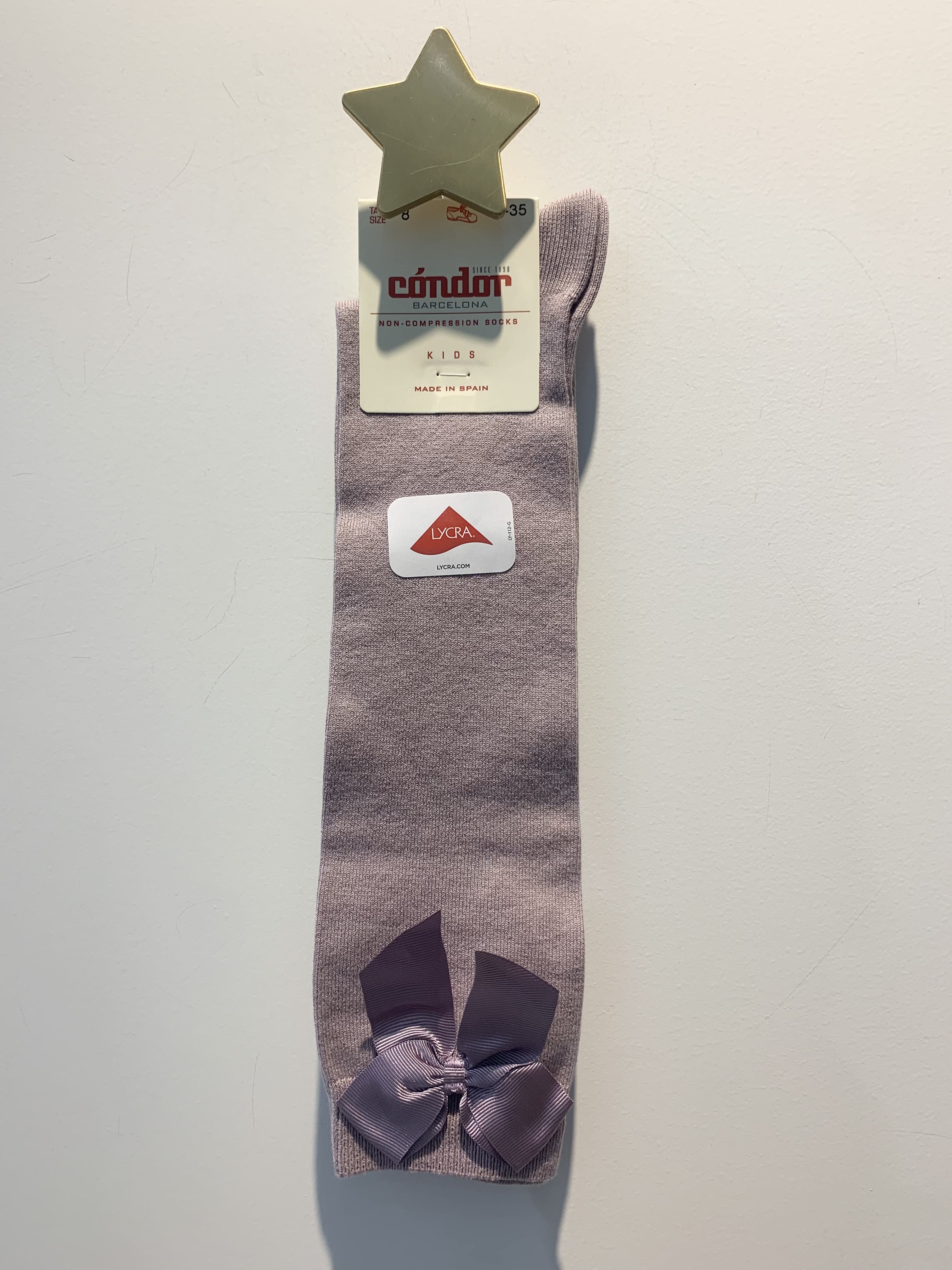 Cóndor Knee-High Socks Bow 2.482 Col 130
