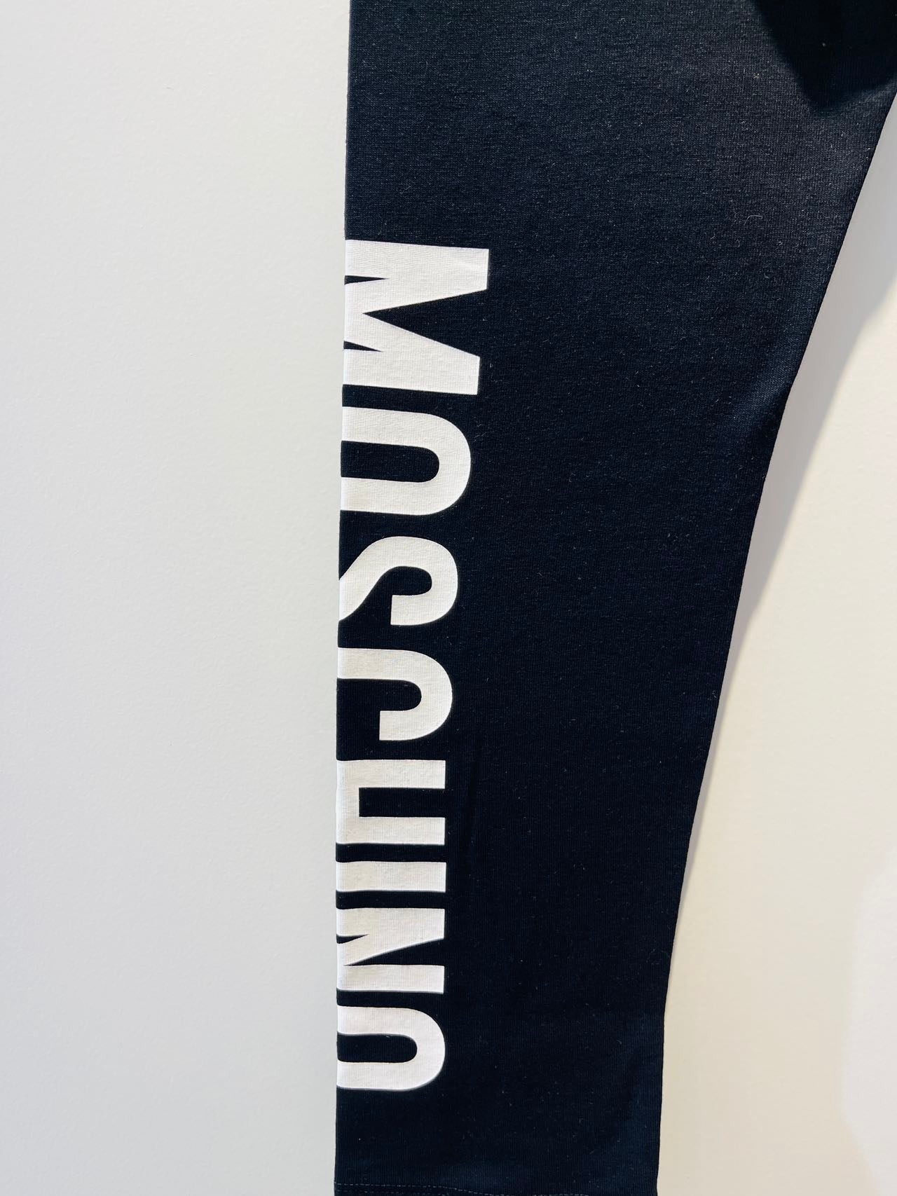 Moschino Girls Leggings with Logo Text