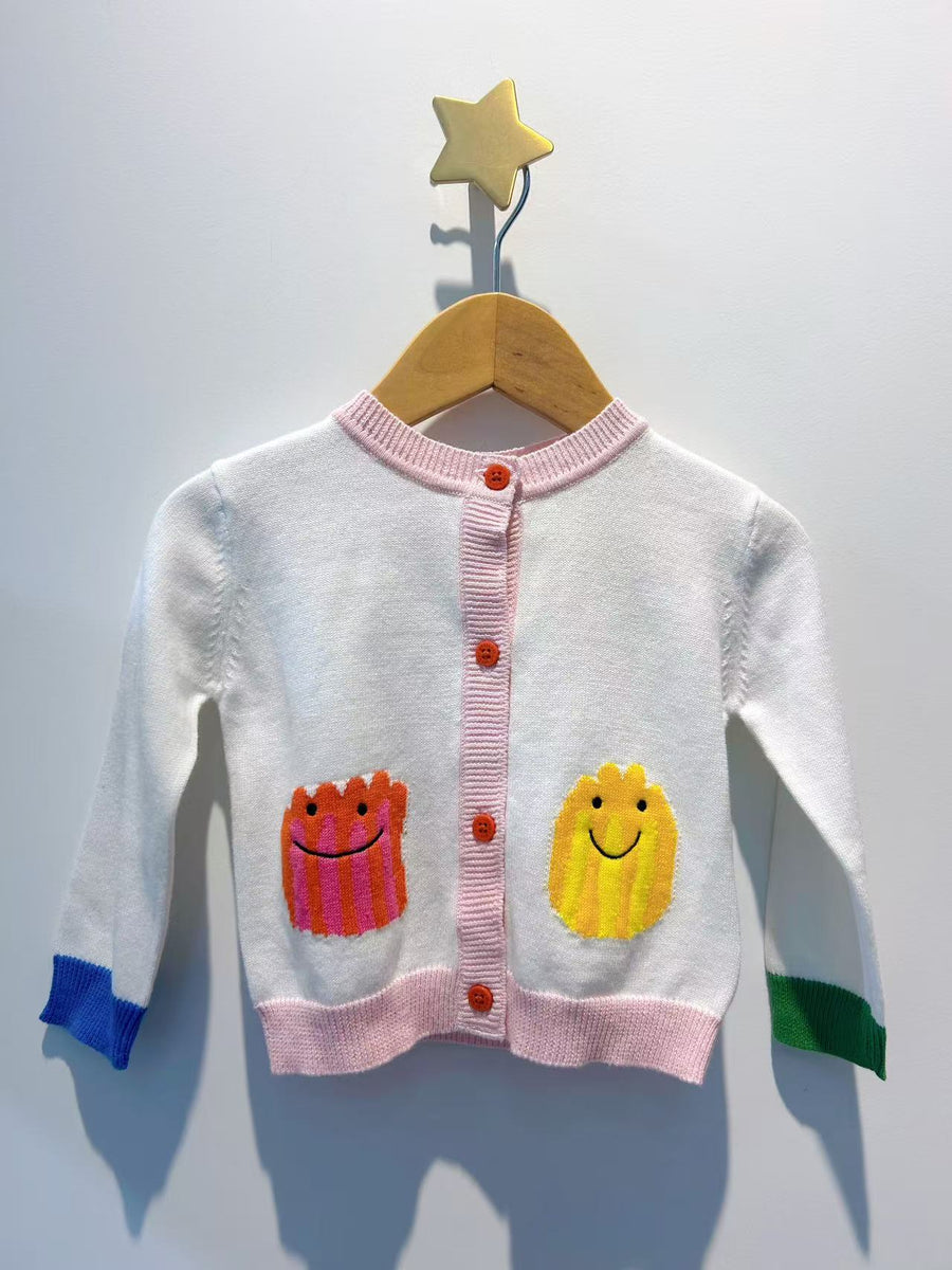 Stella McCartney Baby cotton and wool cardigan