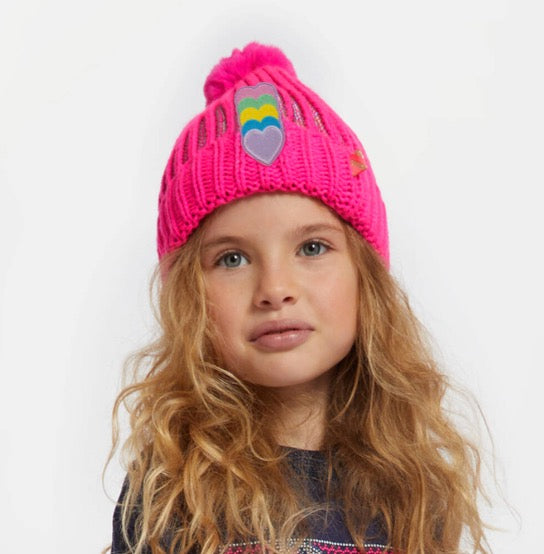 Billieblush Beanie Knit Acrylic With Multcolor