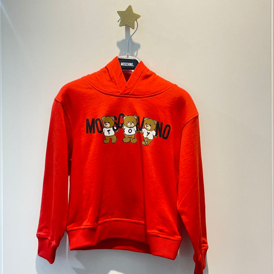 Moschino Kids Logo-Print Cotton Hoodie