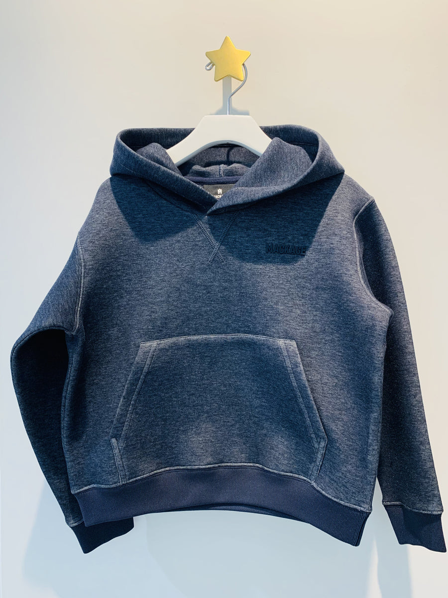 Mackage DRU Ready to Wear Hoodie Navy Melange