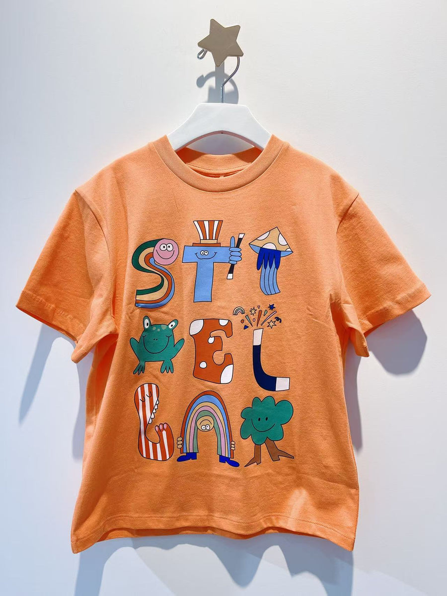 Stella Kids Boys Orange Cotton Magic T-Shirt
