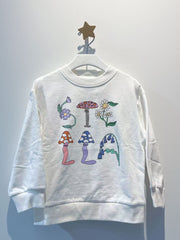 Stella Kids Girls Ivory Cotton Fairy Sweatshirt