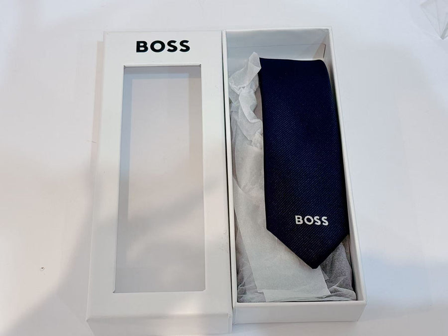 Boss Navy Blue Tie