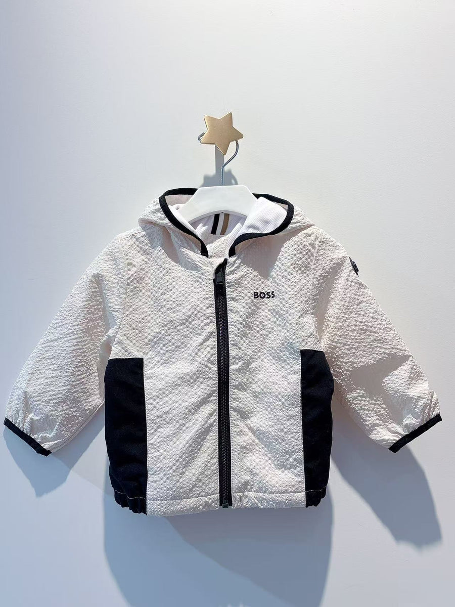 Boss Baby Logo-print Hooded Windbreaker