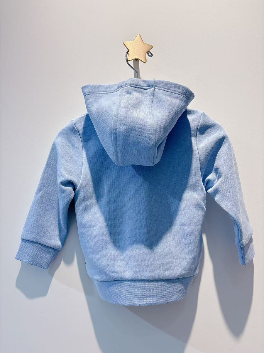 Boss Baby Persian Blue Zip Up Logo Hoodie