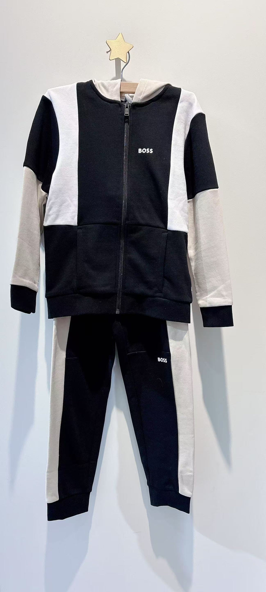 Boss Black Color Block Sweat Set
