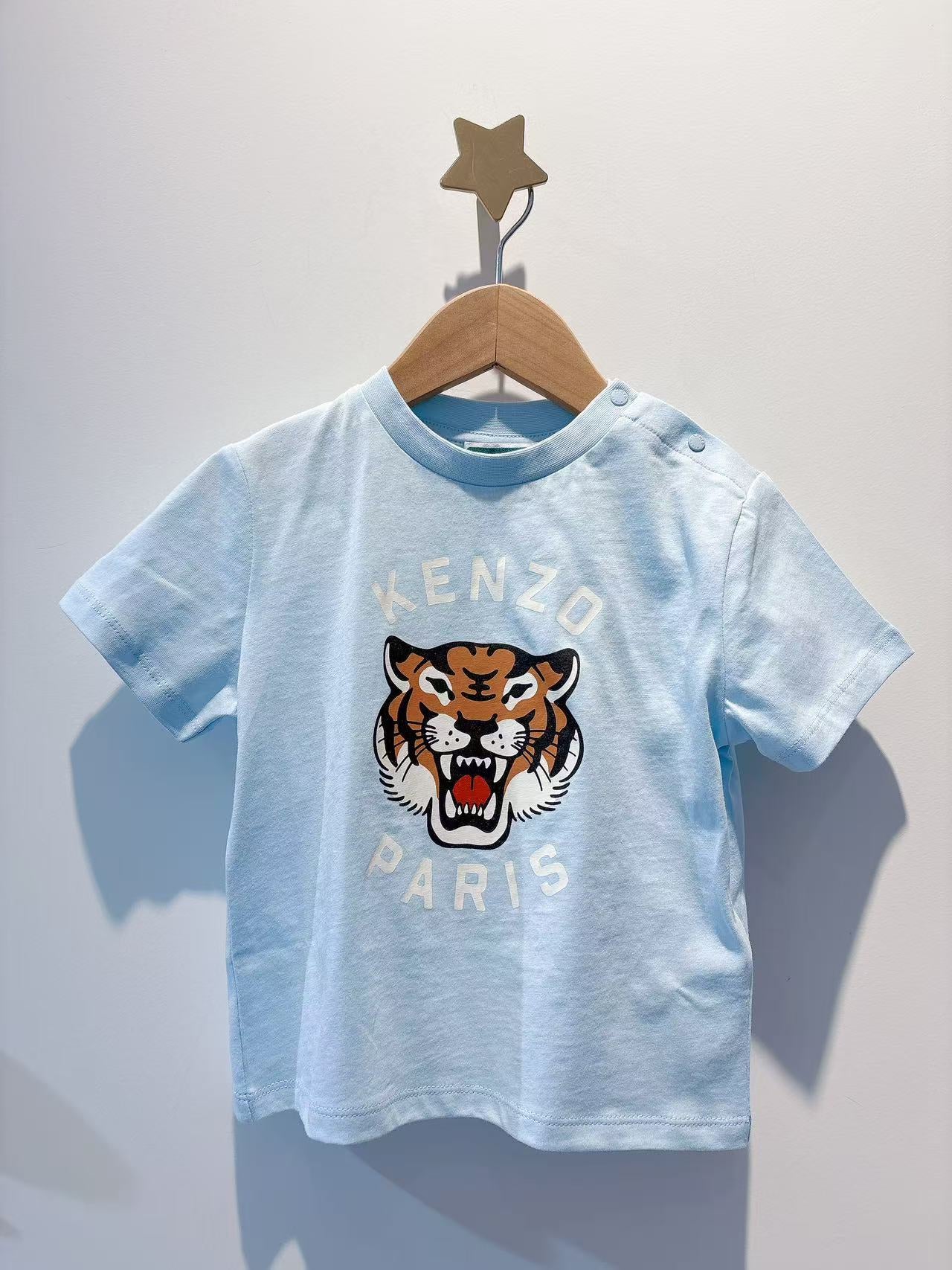 Kenzo Baby Light Blue Tiger Tee