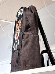 Kenzo Black Tiger Embroidered Backpack